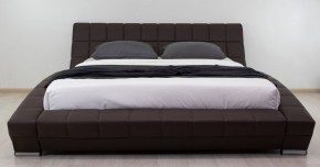 Кровать двуспальная Оливия 1600 (темно-коричневый) (НиК) в Асбесте - asbest.mebel-e96.ru