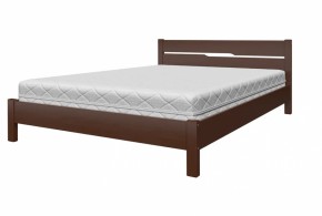 Кровать из массива Вероника-5 Орех (1400х2000) (БМ) в Асбесте - asbest.mebel-e96.ru