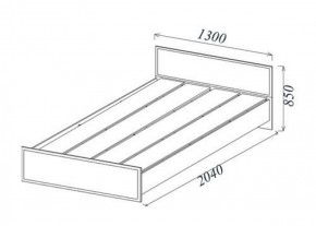 Кровать Классика 1200 в Асбесте - asbest.mebel-e96.ru