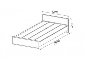 Кровать Классика 1400 в Асбесте - asbest.mebel-e96.ru