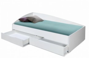 Кровать одинарная Фея - 3 асимметричная 1900х800 (белая) (Олм) в Асбесте - asbest.mebel-e96.ru