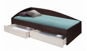 Кровать одинарная Фея - 3 асимметричная 1900х800 (венге) (Олм) в Асбесте - asbest.mebel-e96.ru