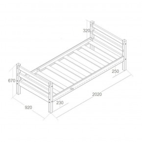 Кровать одноярусная Сонечка (800*1900) модульная в Асбесте - asbest.mebel-e96.ru