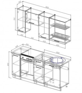 Кухонный гарнитур Лада 1800 в Асбесте - asbest.mebel-e96.ru