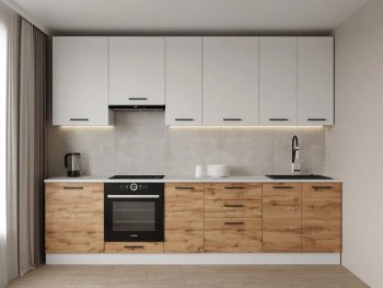 Кухонный гарнитур высокий Лада 3000 мм (Санвут) в Асбесте - asbest.mebel-e96.ru