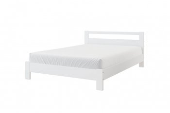 Кровать из массива Лана Белый Античный (БМ) в Асбесте - asbest.mebel-e96.ru