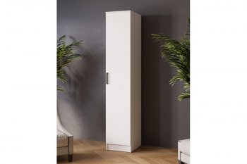Пенал 400 мм Ларс белый (Микон) в Асбесте - asbest.mebel-e96.ru