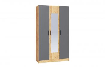 Шкаф 1200 мм Ларс крафт/графит (Микон) в Асбесте - asbest.mebel-e96.ru