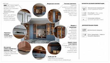 Шкаф 960 мм Лацио графит (Имп) в Асбесте - asbest.mebel-e96.ru