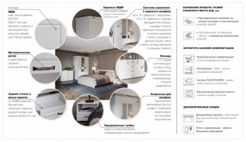 Шкаф распашной 1440 мм Лацио 3Д, белое дерево (Имп) в Асбесте - asbest.mebel-e96.ru