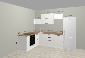 Угловой кухонный гарнитур Санвут 1516х2100 мм в Асбесте - asbest.mebel-e96.ru