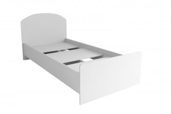 Кровать Лавис КРД 900.1 белый софт (ДСВ) в Асбесте - asbest.mebel-e96.ru