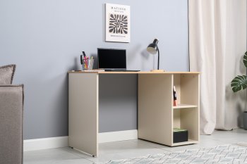 Стол письменный Лайт 12.163. сатин (Моби) в Асбесте - asbest.mebel-e96.ru