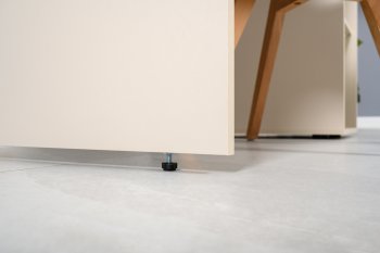 Стол письменный Лайт 12.163. сатин (Моби) в Асбесте - asbest.mebel-e96.ru