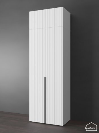 Шкаф с антресолью 800 мм Linnea MHR-2A-2 2450х800х510 (Белый-М 11.1.2) в Асбесте - asbest.mebel-e96.ru