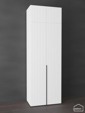 Шкаф с антресолью 800 мм Linnea MHR-2A-1 2450х800х510 (Белый-М 11.1.1) в Асбесте - asbest.mebel-e96.ru