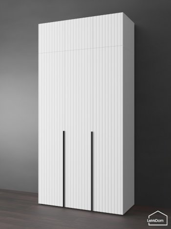 Шкаф с антресолью 1200 мм Linnea MHR-3A-1 2450х1200х510 (Белый-М 11.1.2) в Асбесте - asbest.mebel-e96.ru