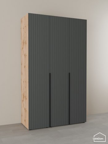 Шкаф с антресолью 1200 мм Linnea MHR-3A-2 2450х1200х510 (ДВ-М 11.1.25) в Асбесте - asbest.mebel-e96.ru