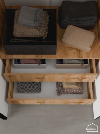 Шкаф с антресолью 1200 мм Linnea MHR-3A-2 2450х1200х510 (ДВ-М 11.1.25) в Асбесте - asbest.mebel-e96.ru