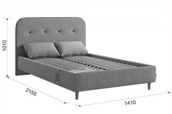 Кровать с основанием Лео 120х200 см (Мебельсон) в Асбесте - asbest.mebel-e96.ru