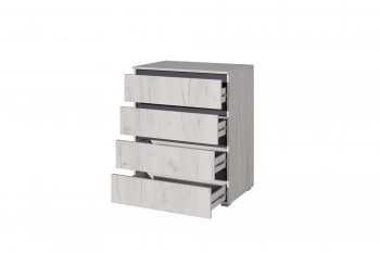 Комод Лиана графит (Зарон) в Асбесте - asbest.mebel-e96.ru