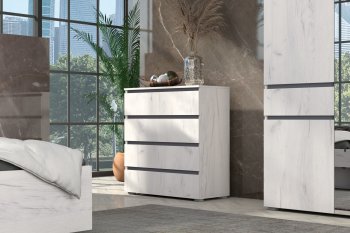 Комод Лиана графит (Зарон) в Асбесте - asbest.mebel-e96.ru | фото