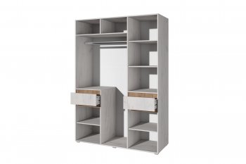 Шкаф 1600 мм Лиана золотой (Зарон) в Асбесте - asbest.mebel-e96.ru