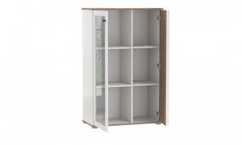 Шкаф комбинированный Либерти 51.03 белый (Олмеко) в Асбесте - asbest.mebel-e96.ru