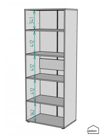 Шкаф Linnea MHR-2-2 2050х800х510 (Графит-М 11.1.25) в Асбесте - asbest.mebel-e96.ru