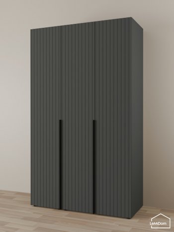 Шкаф Linnea MHR-3-1 2050х1200х510 (Графит-М 11.1.25) в Асбесте - asbest.mebel-e96.ru