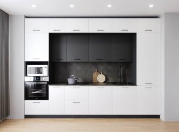 Кухонный гарнитур Лофт 3400 мм (Санвут) в Асбесте - asbest.mebel-e96.ru