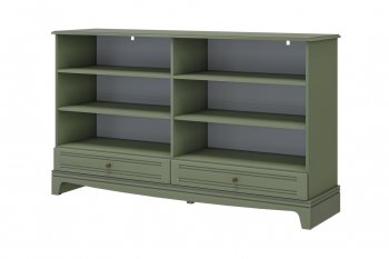 Комод 4 двери 2ящ. Лорето, зеленый самшит (БМ) в Асбесте - asbest.mebel-e96.ru