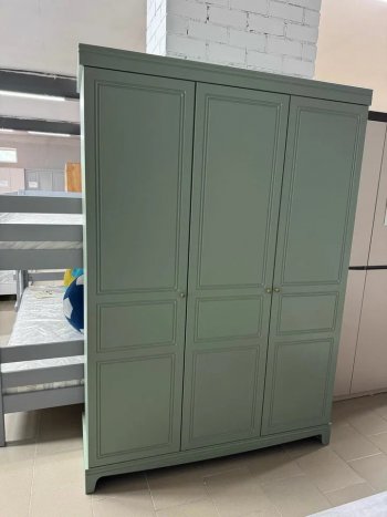 Шкаф 1500 мм распашной ШР-3 Лорето, зеленый самшит (БМ) в Асбесте - asbest.mebel-e96.ru