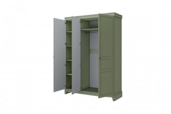 Шкаф 1500 мм распашной ШР-3 Лорето, зеленый самшит (БМ) в Асбесте - asbest.mebel-e96.ru
