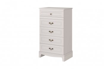 Комод 5 ящиков Лорето льняной (БМ) в Асбесте - asbest.mebel-e96.ru