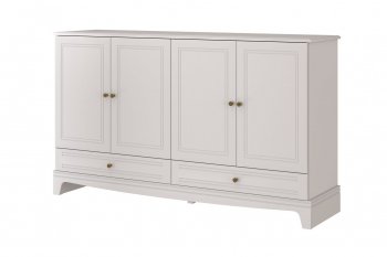 Комод 4 двери 2ящ. Лорето, льняной (БМ) в Асбесте - asbest.mebel-e96.ru