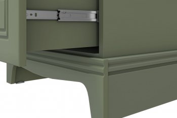 Комод 5 ящиков Лорето зеленый самшит (БМ) в Асбесте - asbest.mebel-e96.ru