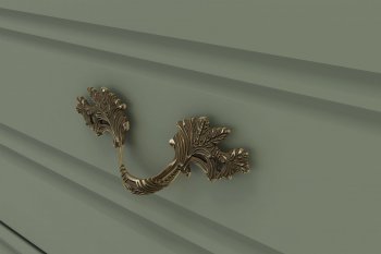 Комод 5 ящиков Лорето зеленый самшит (БМ) в Асбесте - asbest.mebel-e96.ru