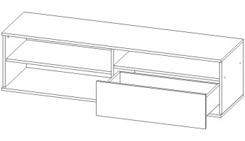 Стенка луксор (АстридМ) в Асбесте - asbest.mebel-e96.ru