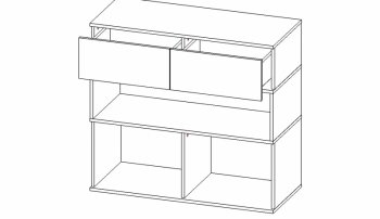 Стенка луксор (АстридМ) в Асбесте - asbest.mebel-e96.ru