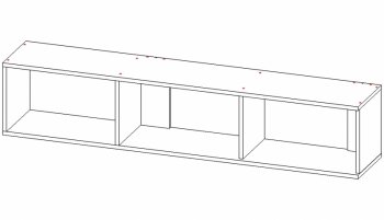 Стенка луксор (АстридМ) в Асбесте - asbest.mebel-e96.ru