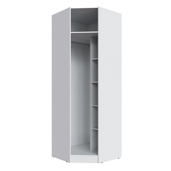 Угловой шкаф Мадрид белый (Текс) в Асбесте - asbest.mebel-e96.ru