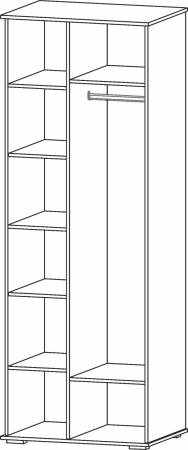 Шкаф 800 мм 2х створчатый Марракеш (Лин) в Асбесте - asbest.mebel-e96.ru