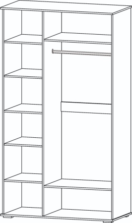 Шкаф 1200 мм 3х створчатый Марракеш (Лин) в Асбесте - asbest.mebel-e96.ru