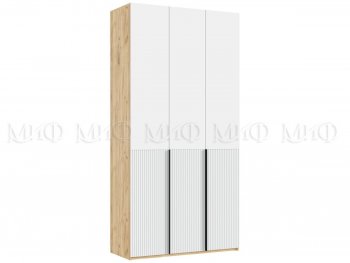 Шкаф 1200 мм Марвэл крафт/белый (Миф) в Асбесте - asbest.mebel-e96.ru