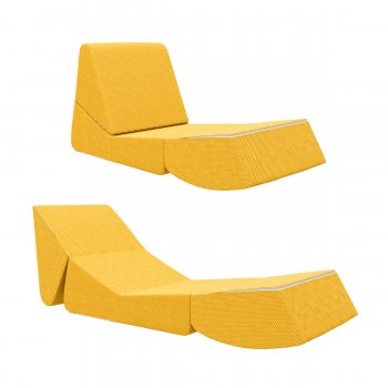 Кресло Марвэл серка желтая (Моби) в Асбесте - asbest.mebel-e96.ru