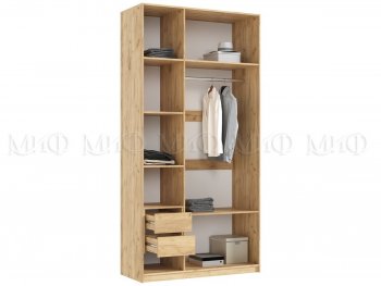 Шкаф 1200 мм Марвэл крафт/белый (Миф) в Асбесте - asbest.mebel-e96.ru