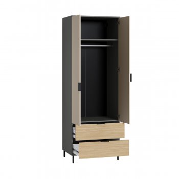 Шкаф 800 мм Марвэл 16.317.02 сер. (Моби) в Асбесте - asbest.mebel-e96.ru