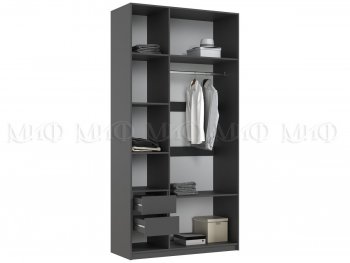 Шкаф 1200 мм Марвэл графит (Миф) в Асбесте - asbest.mebel-e96.ru