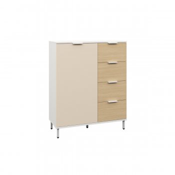 Комод Марвэл 16.234.01 бел (Моби) в Асбесте - asbest.mebel-e96.ru